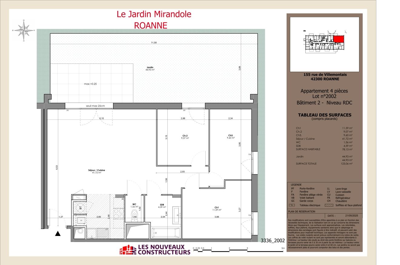 Le Jardin Mirandole - T4