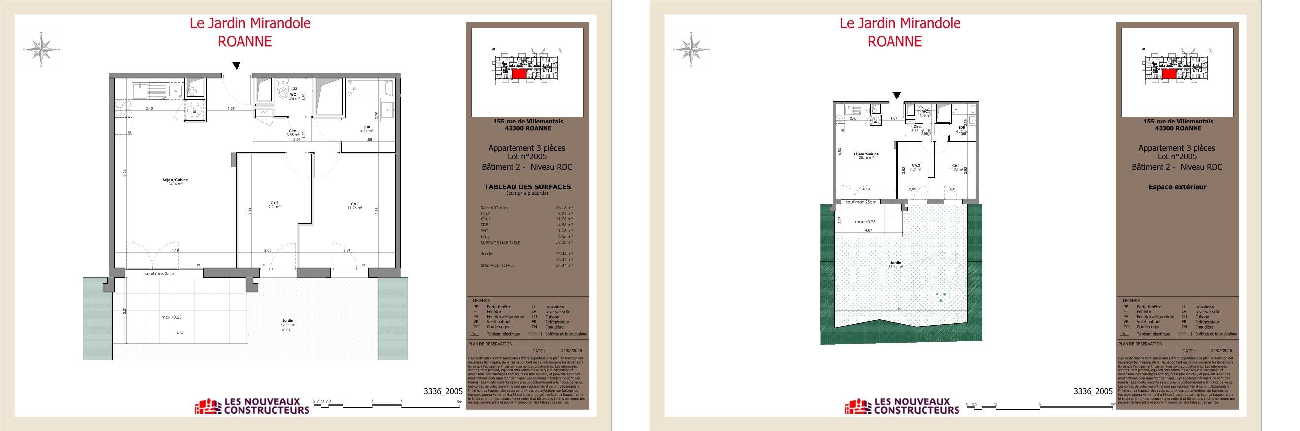 Le Jardin Mirandole - T3
