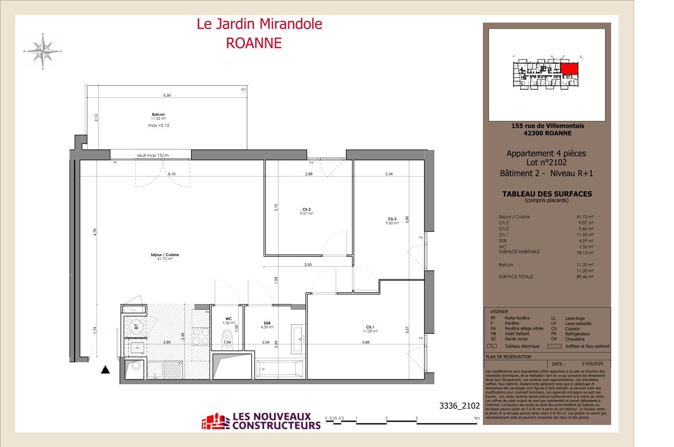 Le Jardin Mirandole - T4