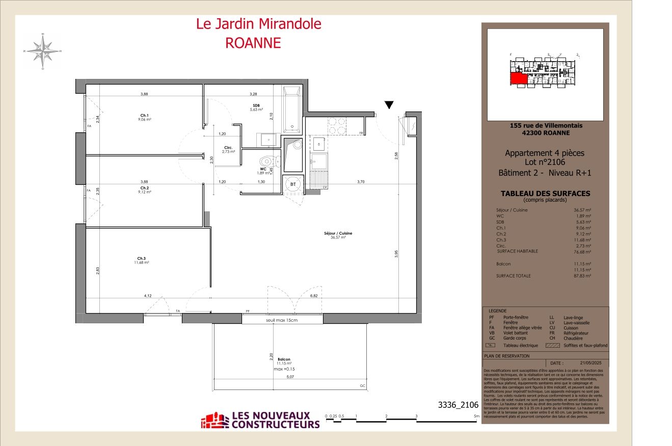 Le Jardin Mirandole - T4