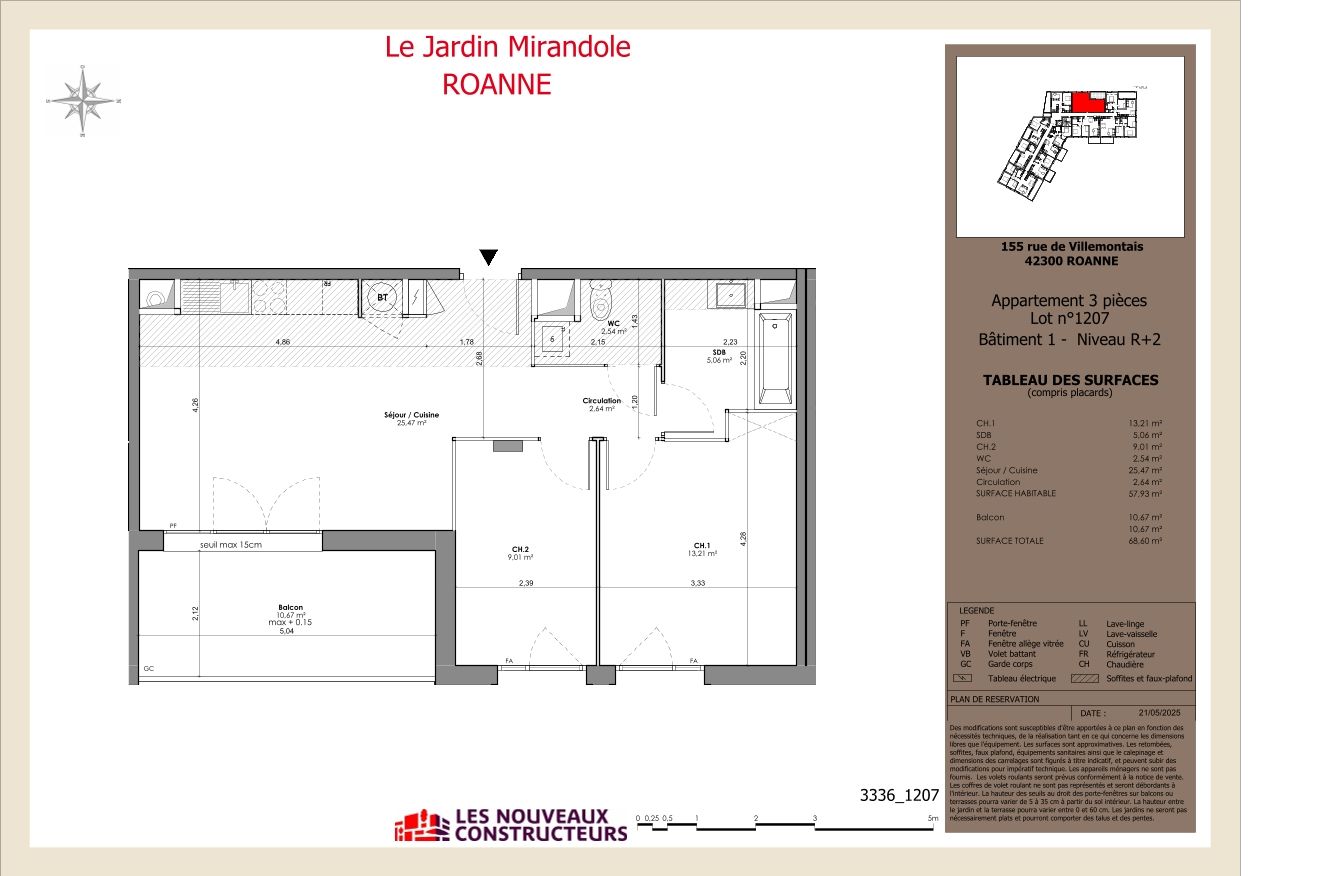 Le Jardin Mirandole - T3