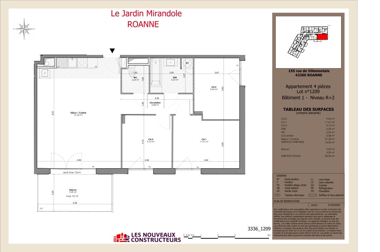 Le Jardin Mirandole - T4