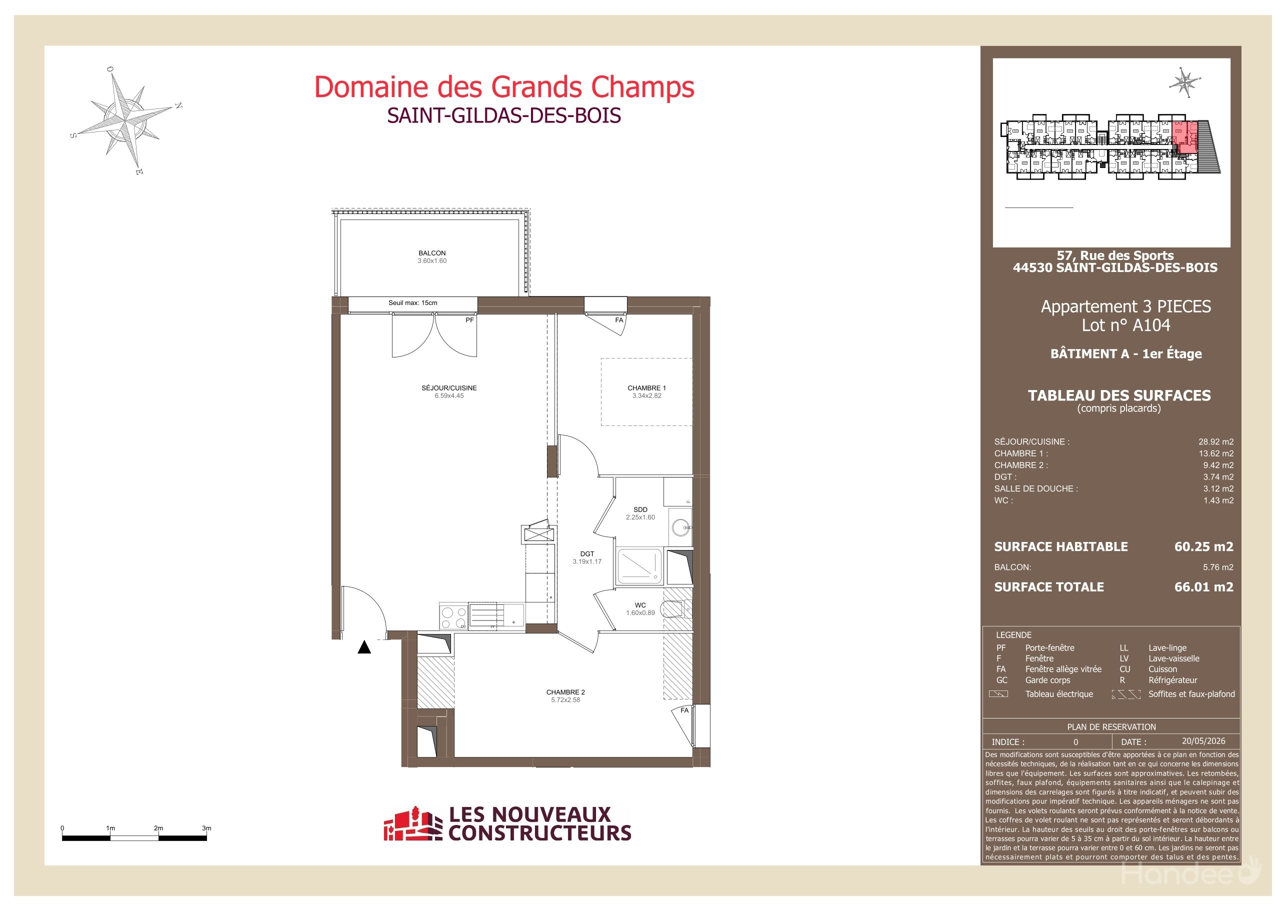 Domaine des Grands Champs - T3
