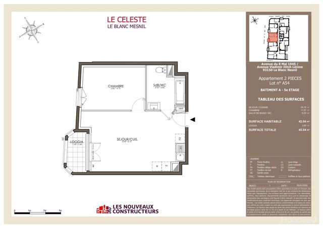 Plan lokalu A54