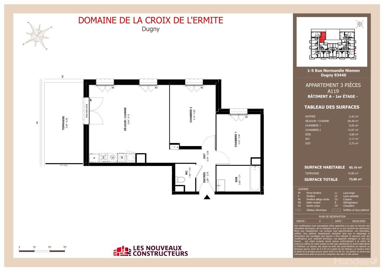 Domaine de la Croix de l'Ermite - Appartements - T3