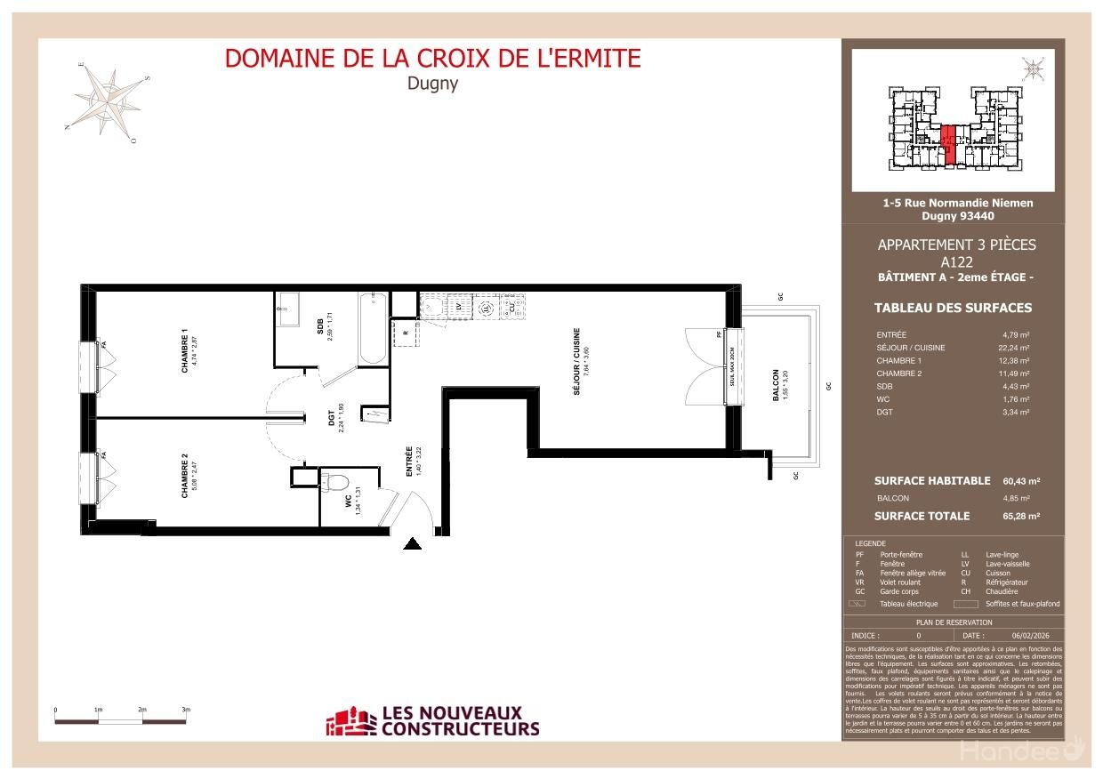Domaine de la Croix de l'Ermite - Appartements - T3