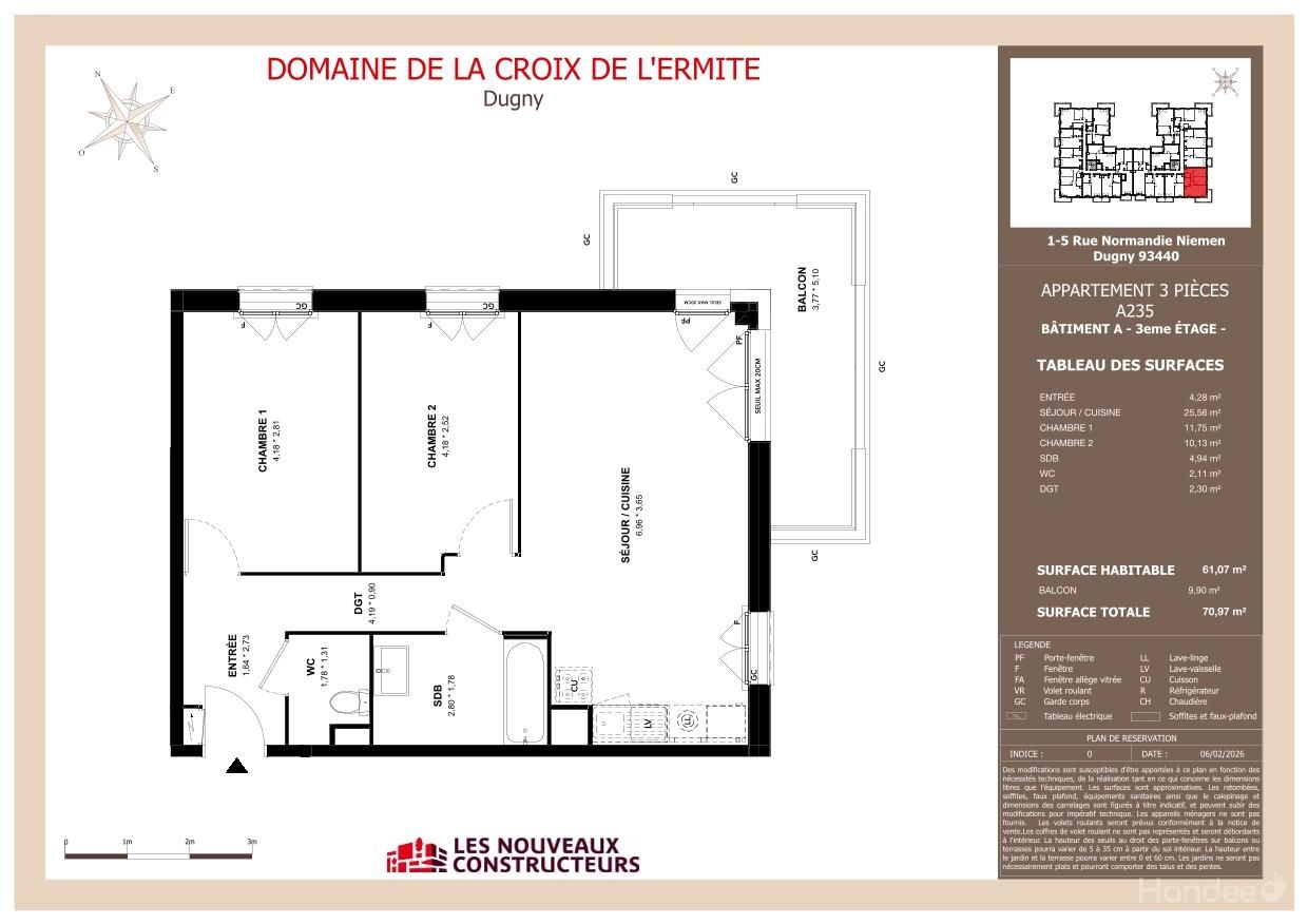 Domaine de la Croix de l'Ermite - Appartements - T3