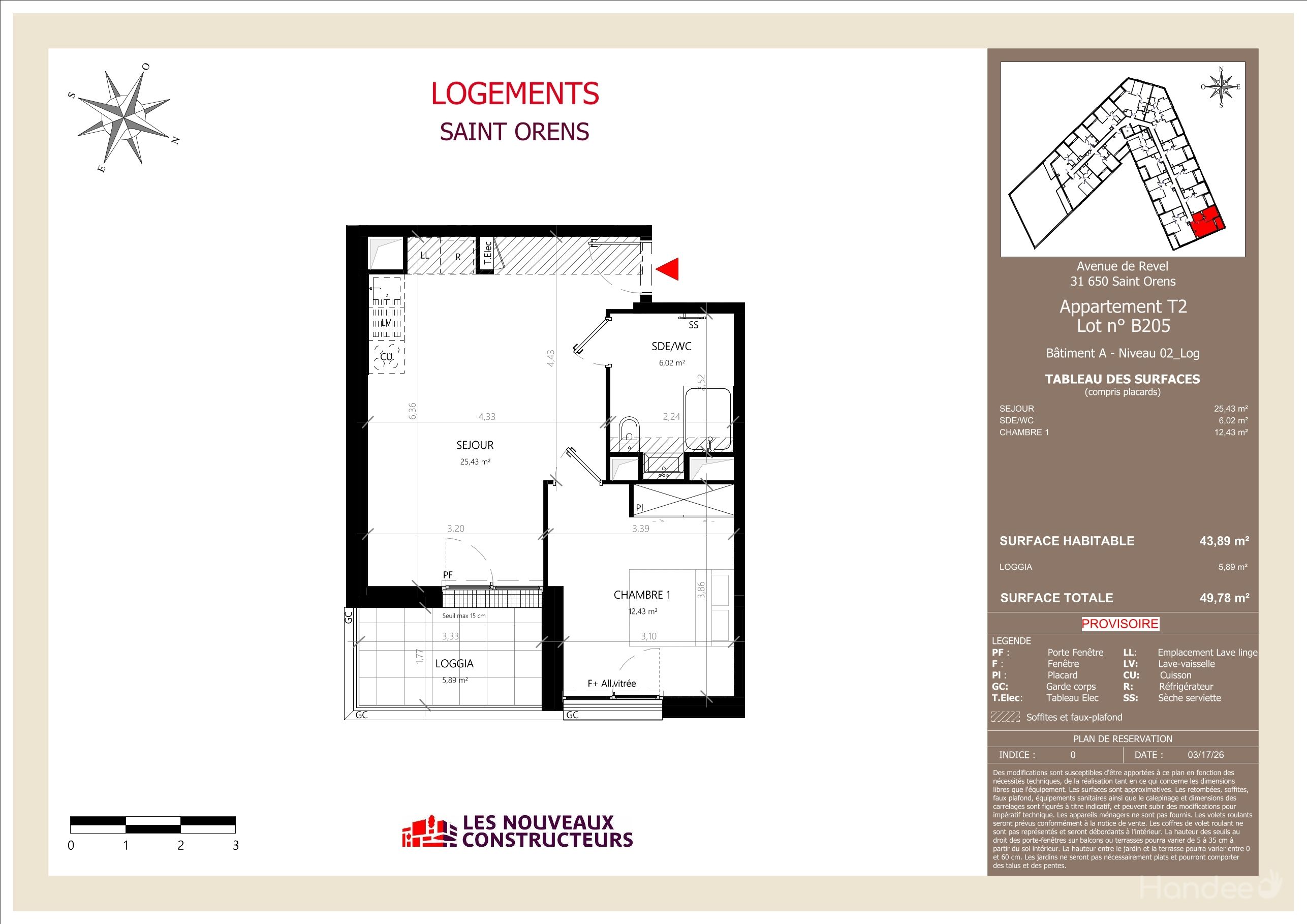Plan du logement