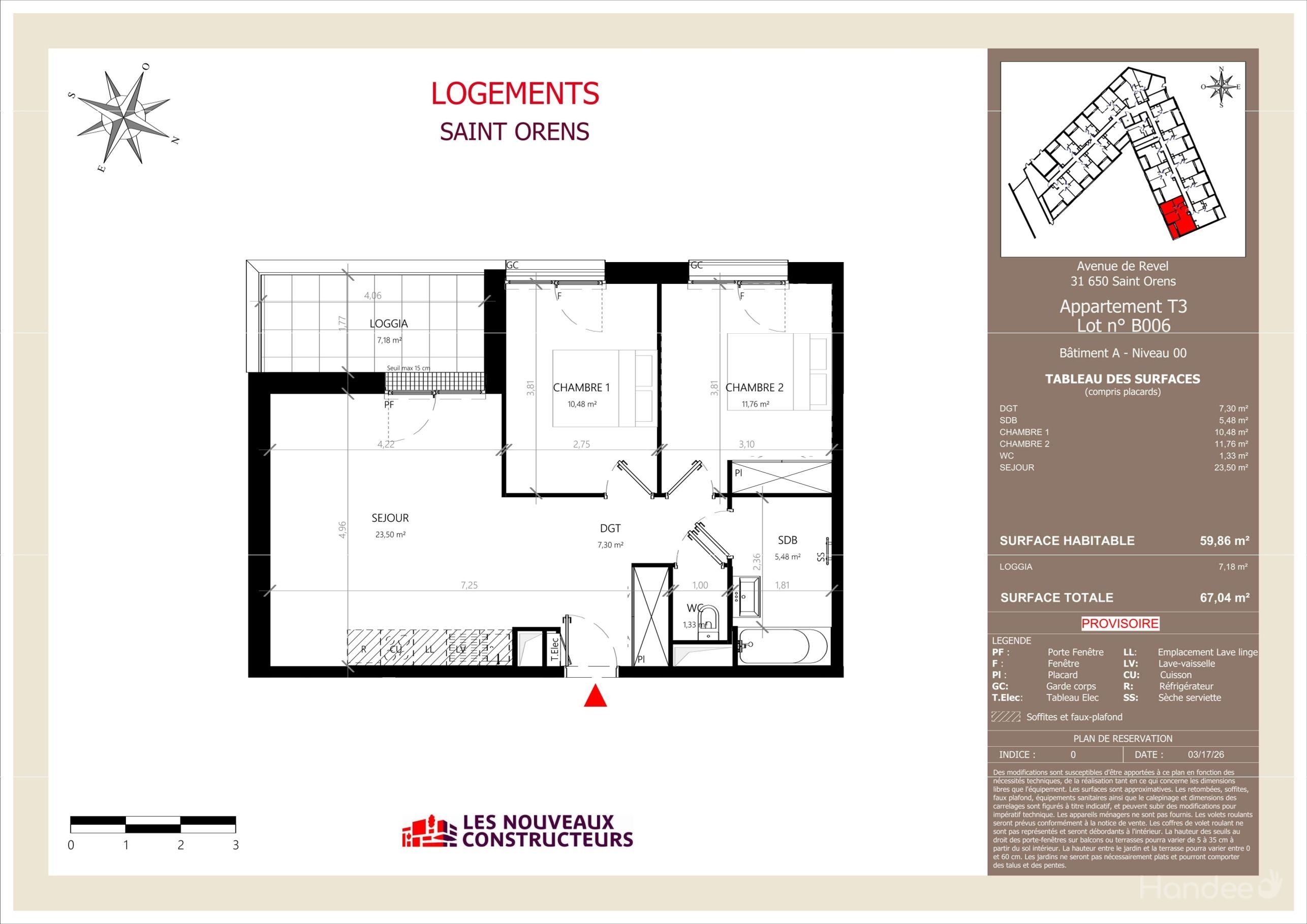 Plan du logement