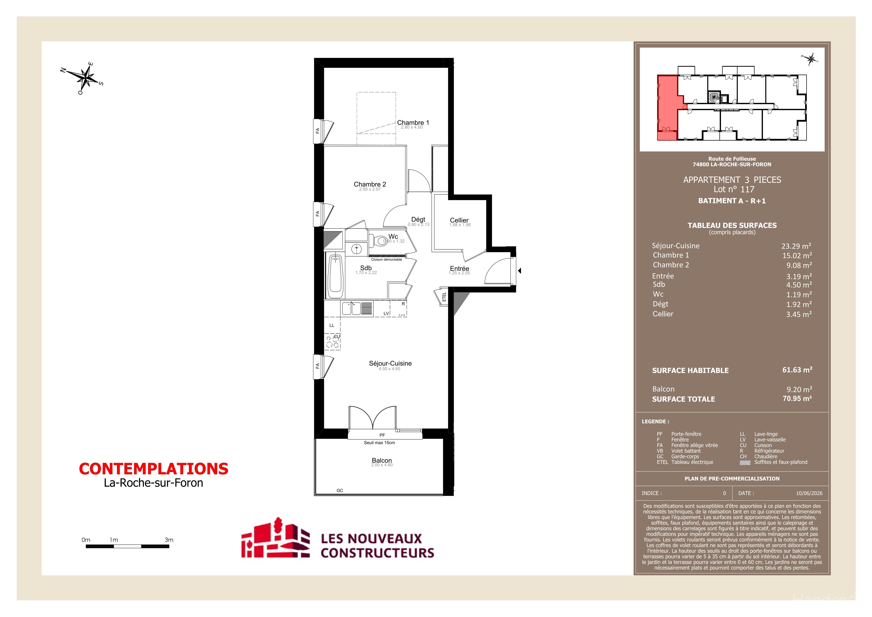 Plan du logement