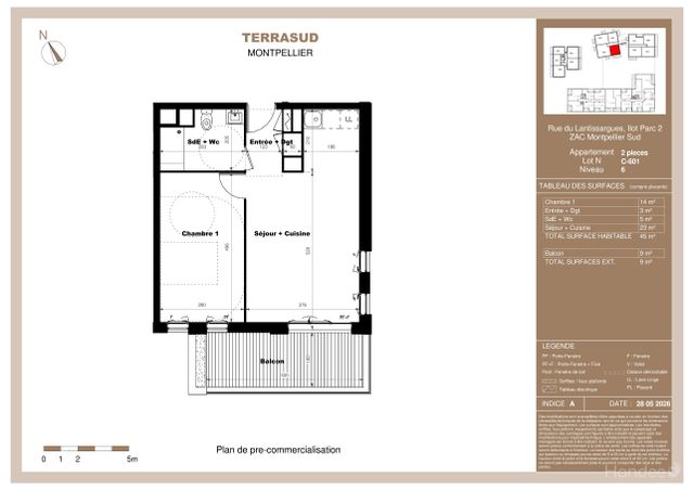 Plan lokalu C601