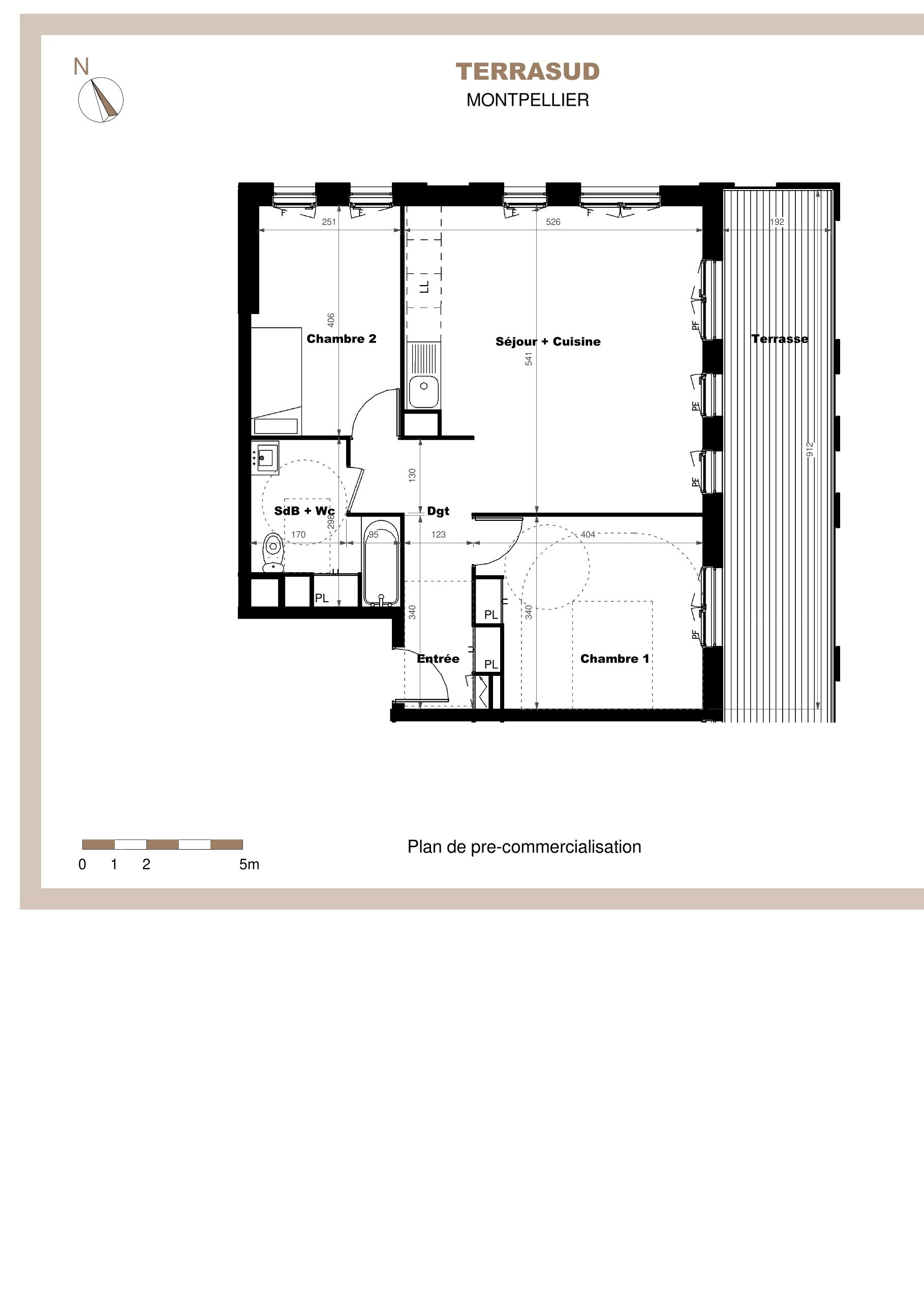 Plan du lot D402