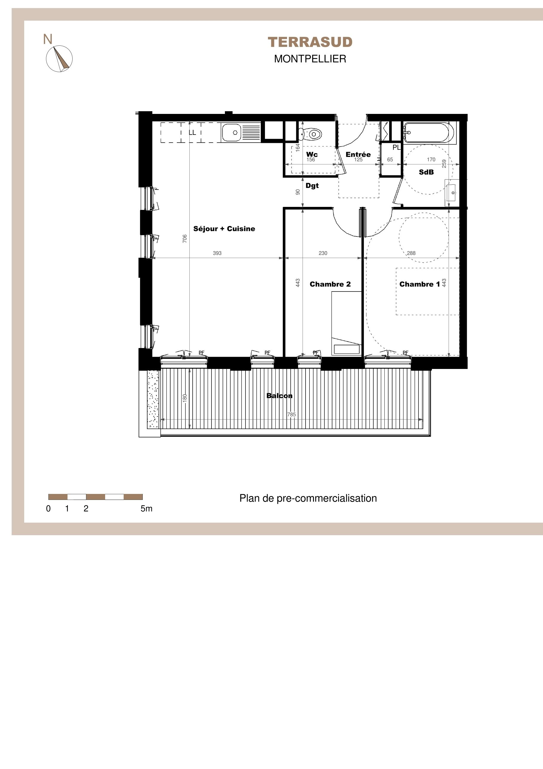 Plan du lot D504