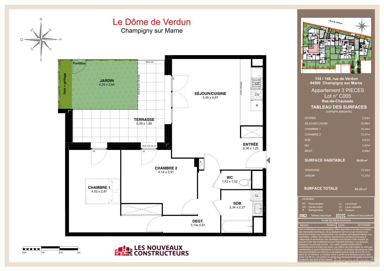 Plan du lot C005