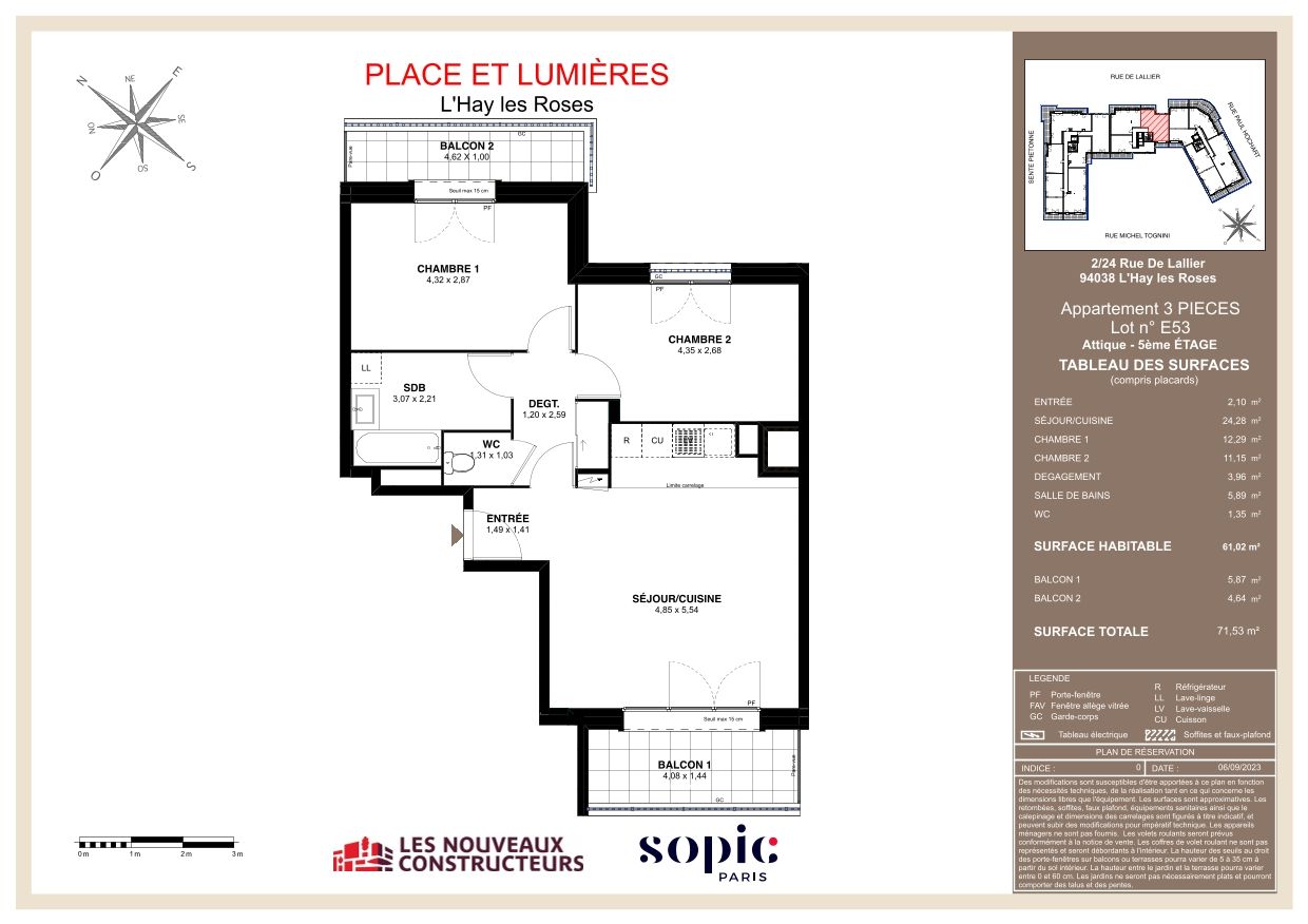 Plan du logement