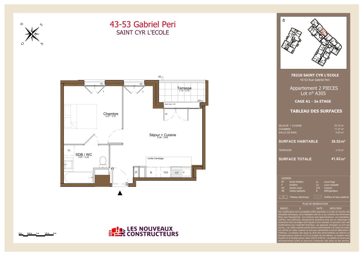 Villas Péri - Coeur de Ville - T2