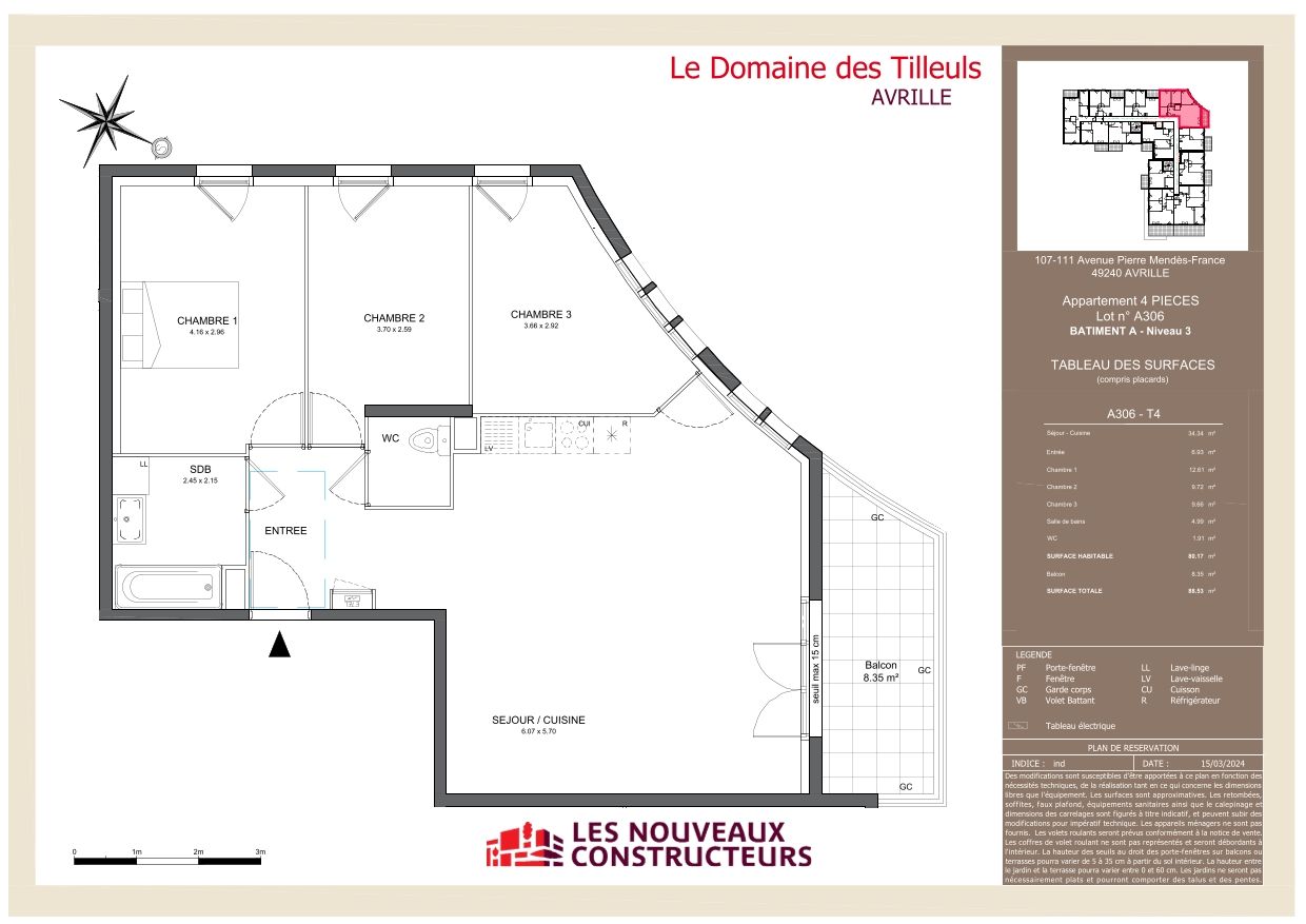 Le Domaine des Tilleuls - T4