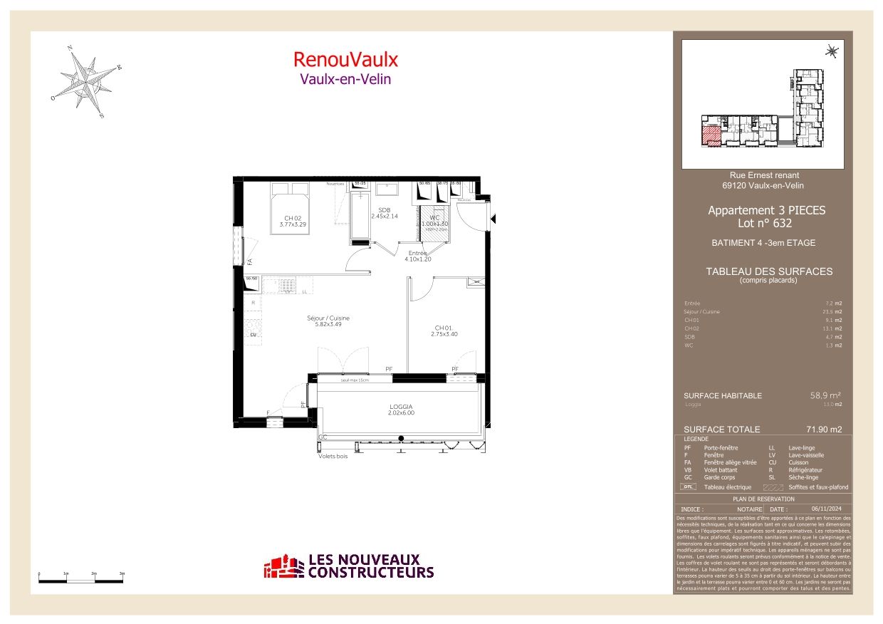Plan du logement