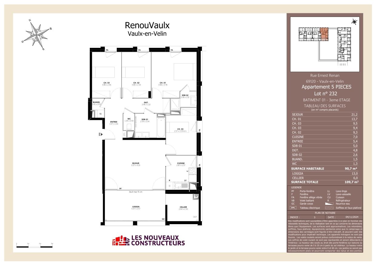 Plan du logement
