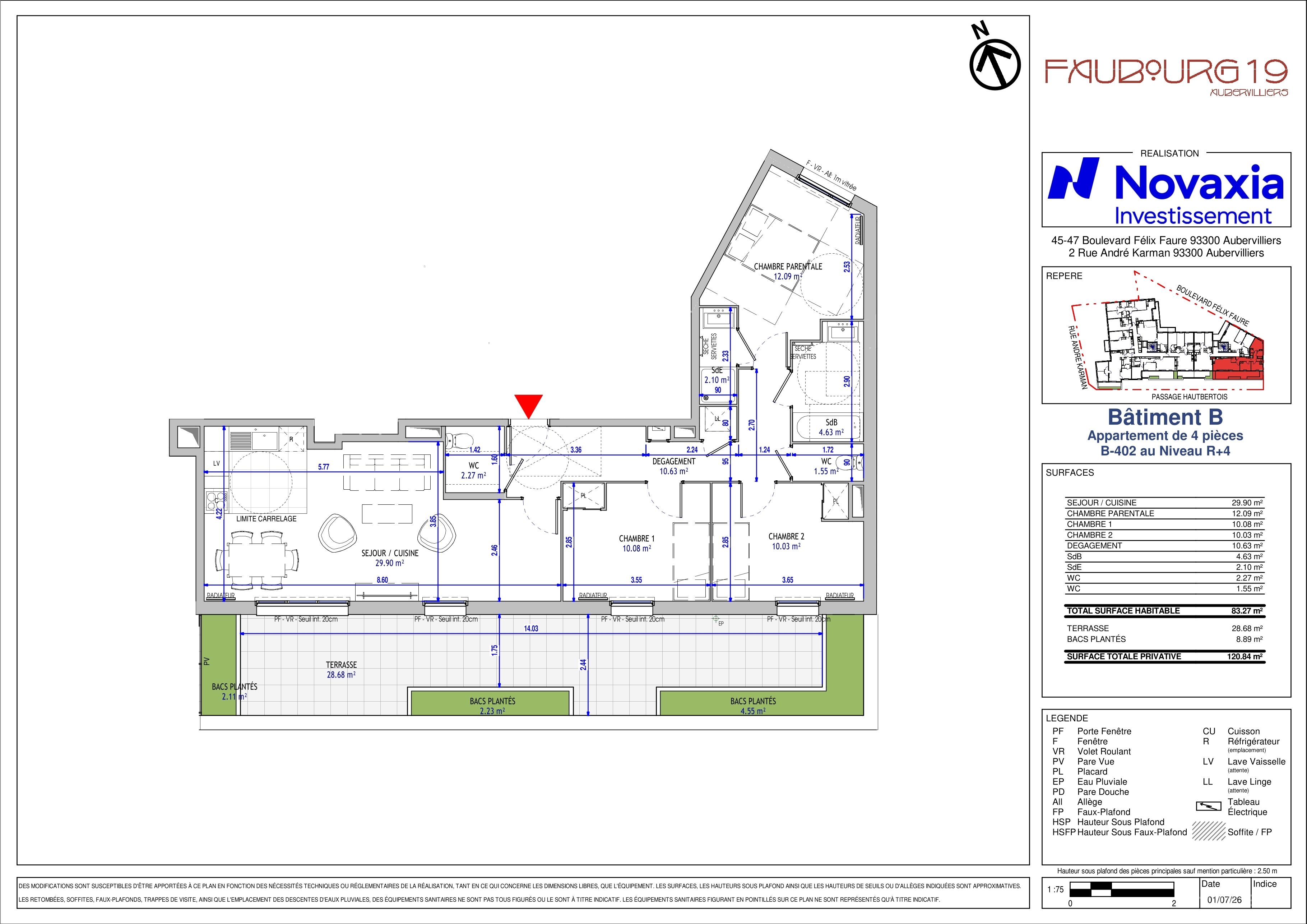 Plan du logement