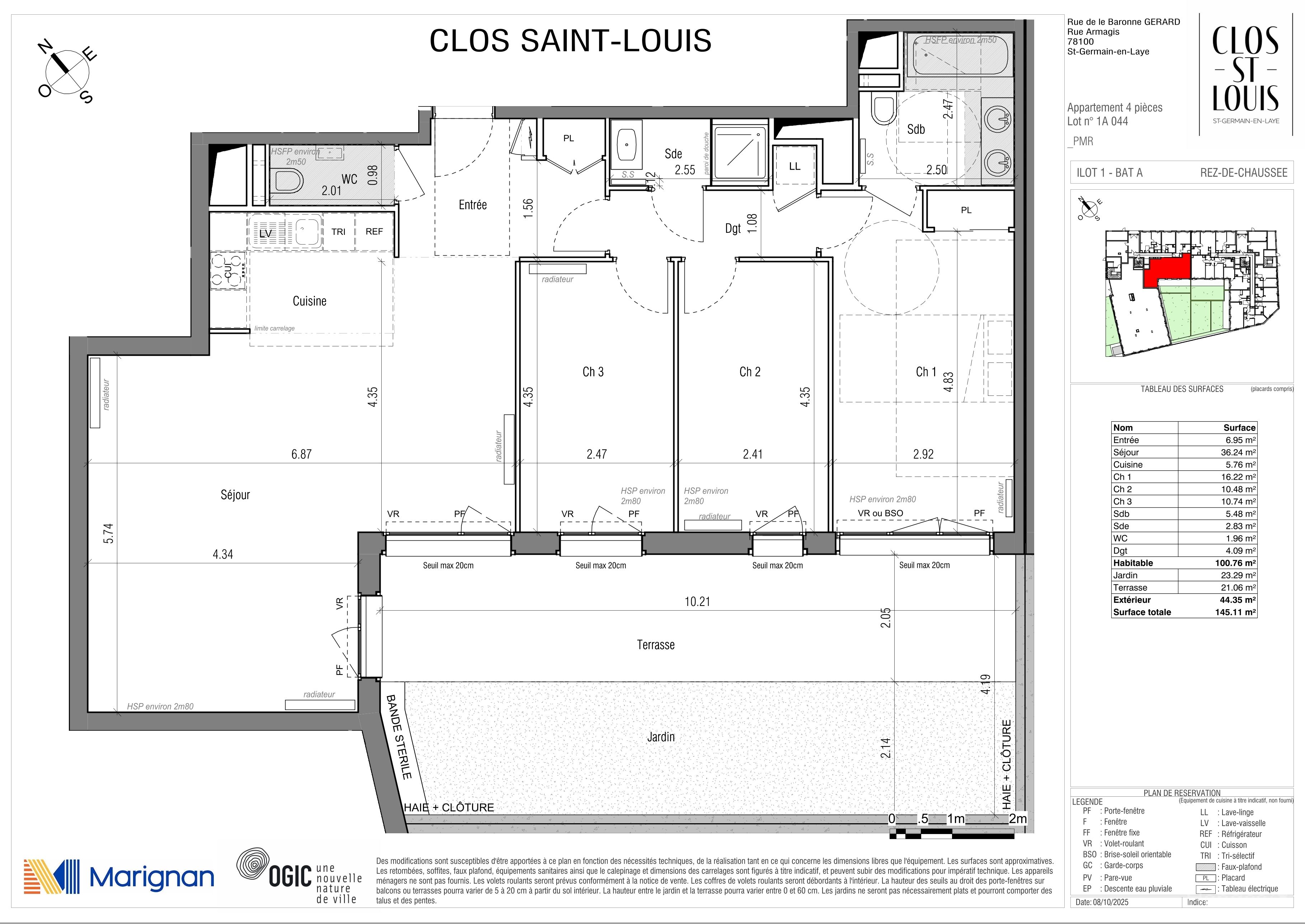 CLOS SAINT LOUIS - Acte IV : Résidences Ourches - T4