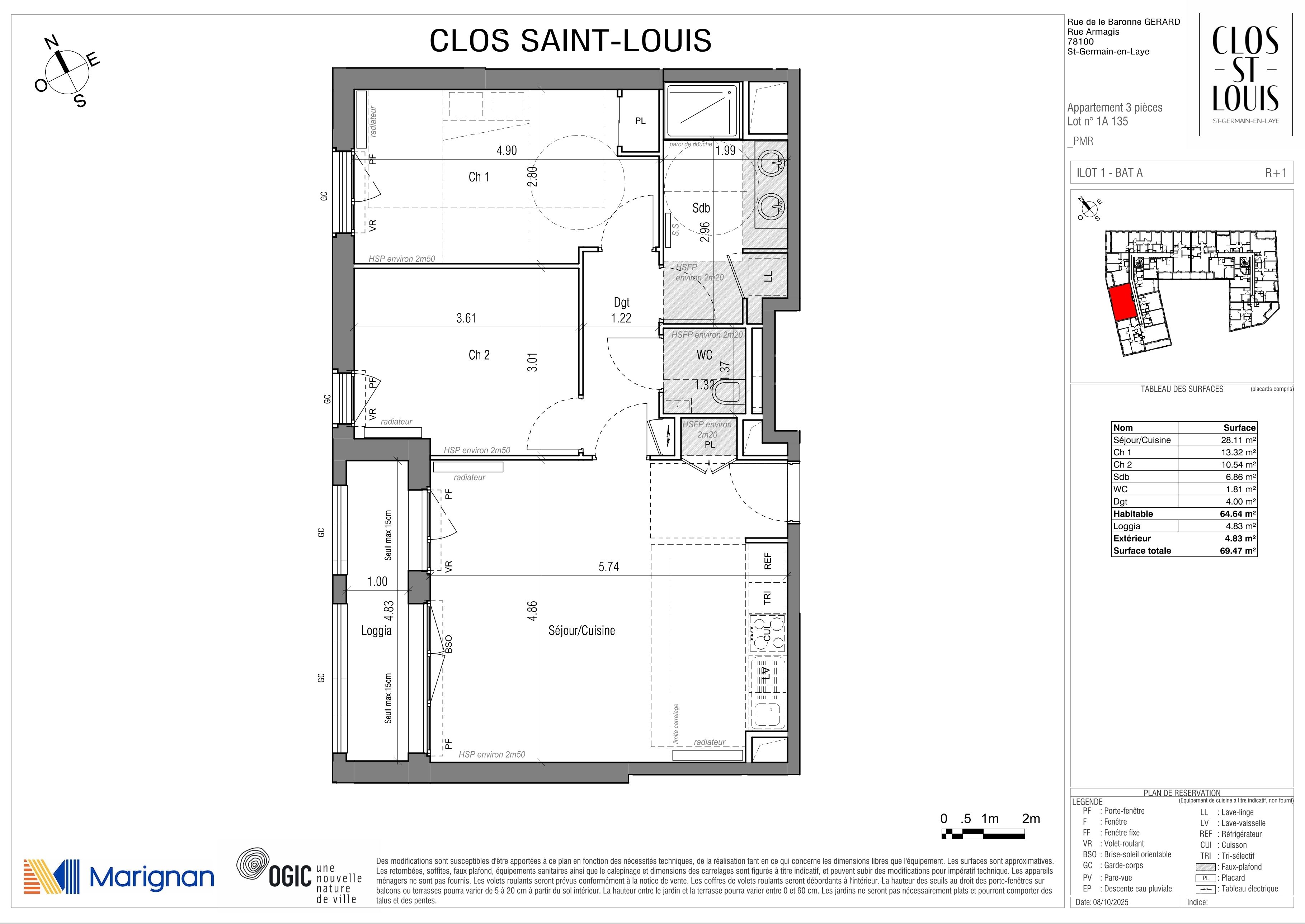 CLOS SAINT LOUIS - Acte IV : Résidences Ourches - T3