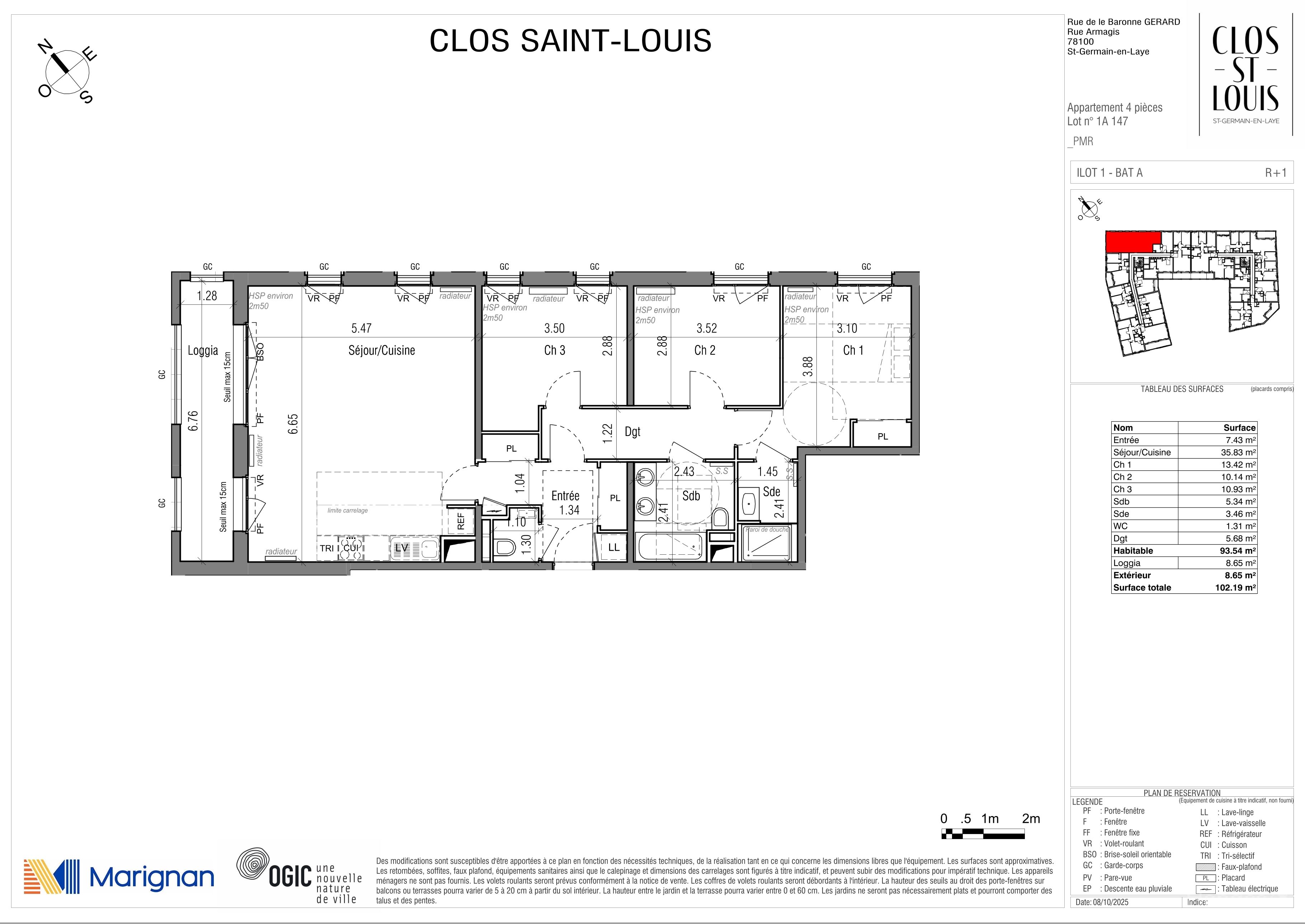CLOS SAINT LOUIS - Acte IV : Résidences Ourches - T4