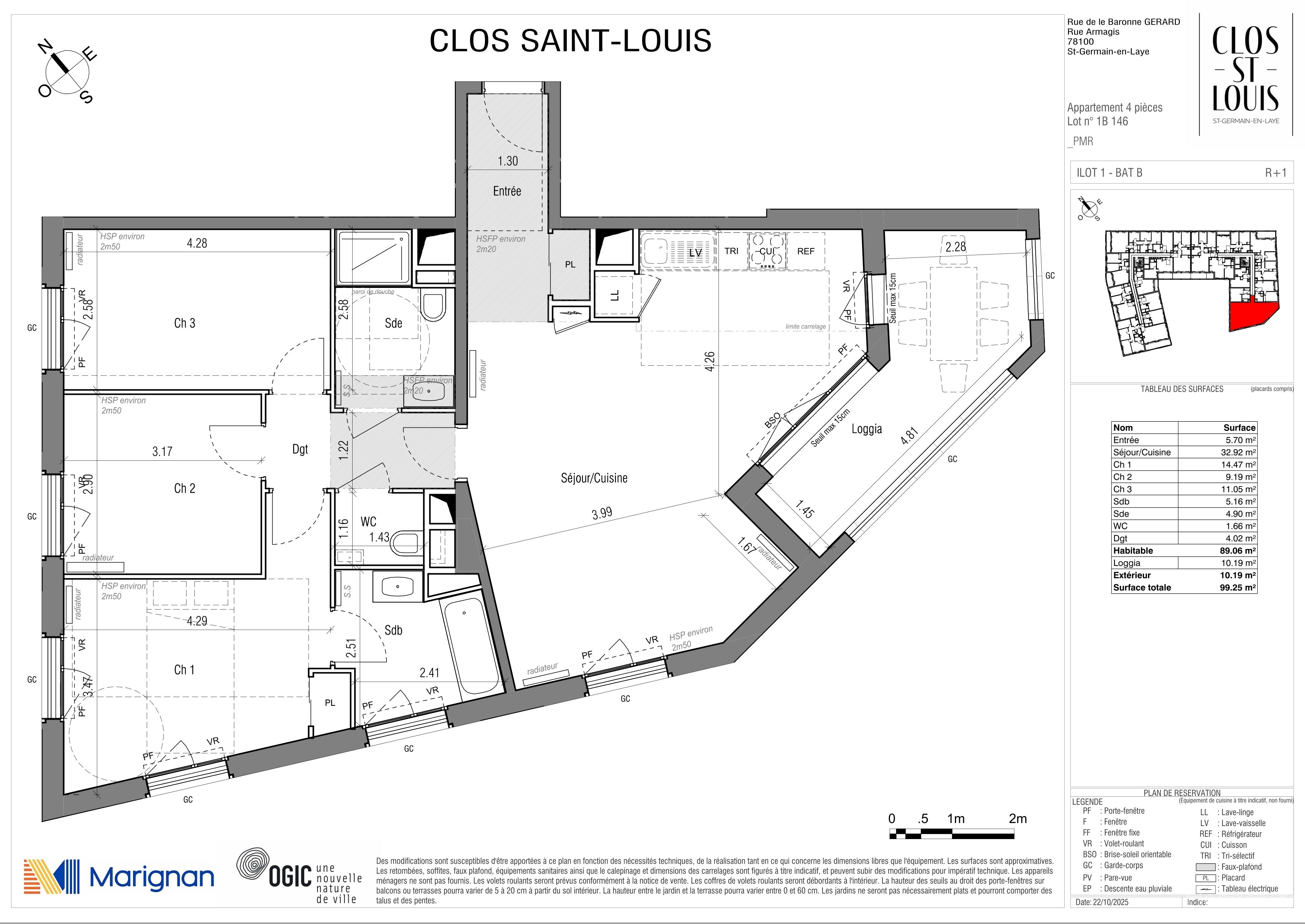CLOS SAINT LOUIS - Acte IV : Résidences Ourches - T4