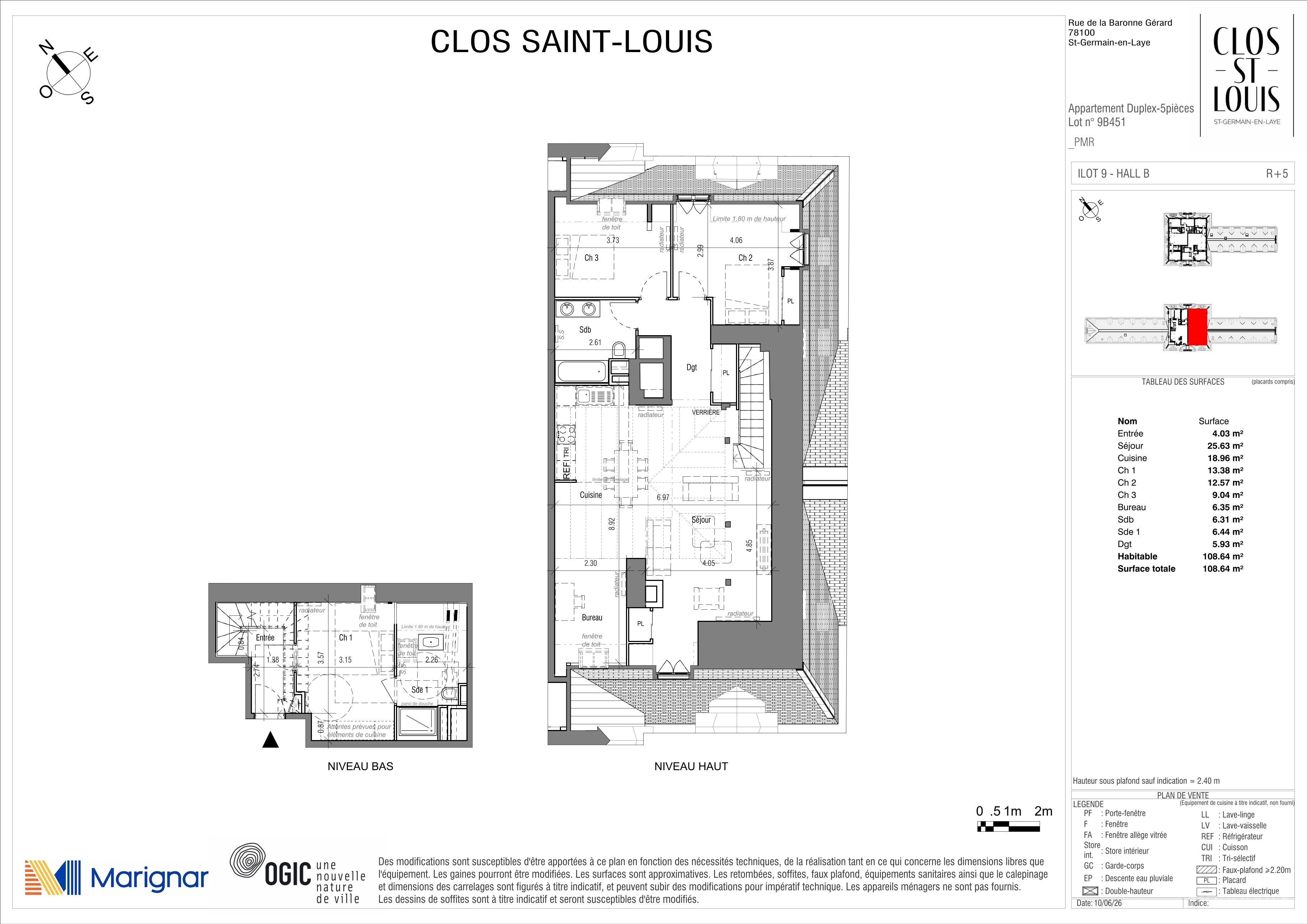 Plan du lot 9B451