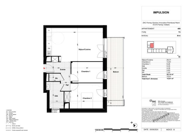 Plan lokalu 409