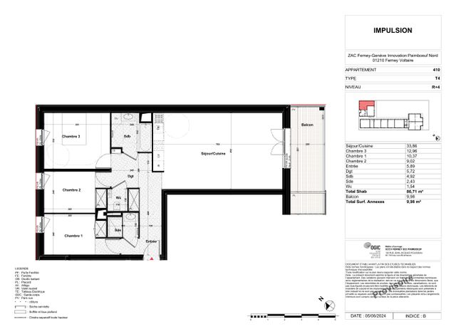 Plan lokalu 410
