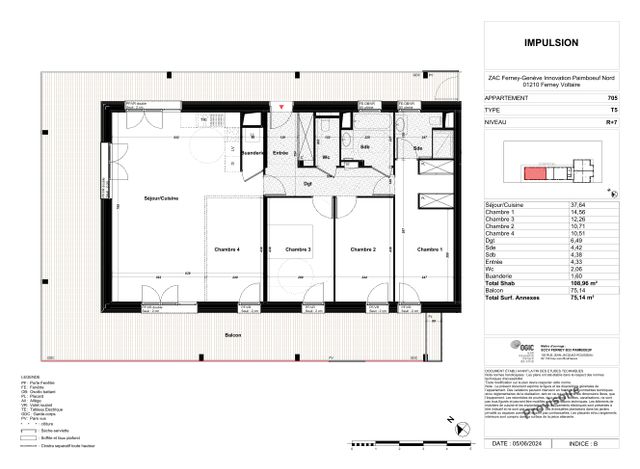 Plan lokalu 705