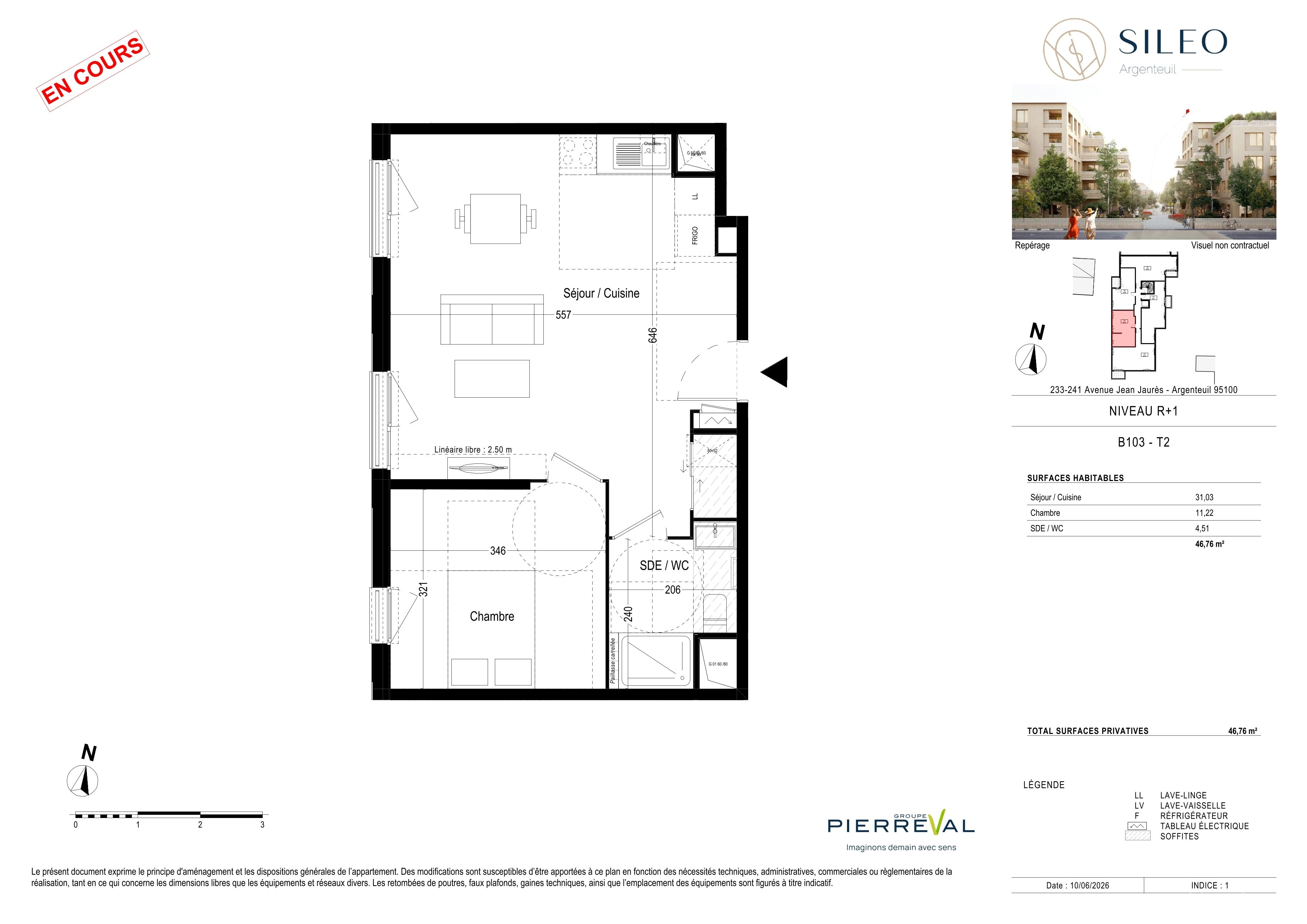 Plan du lot B103