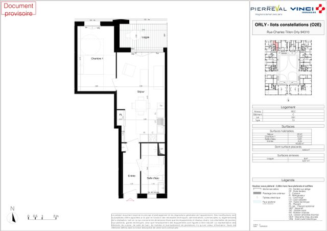 Plan lokalu C001