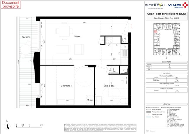 Plan lokalu C606