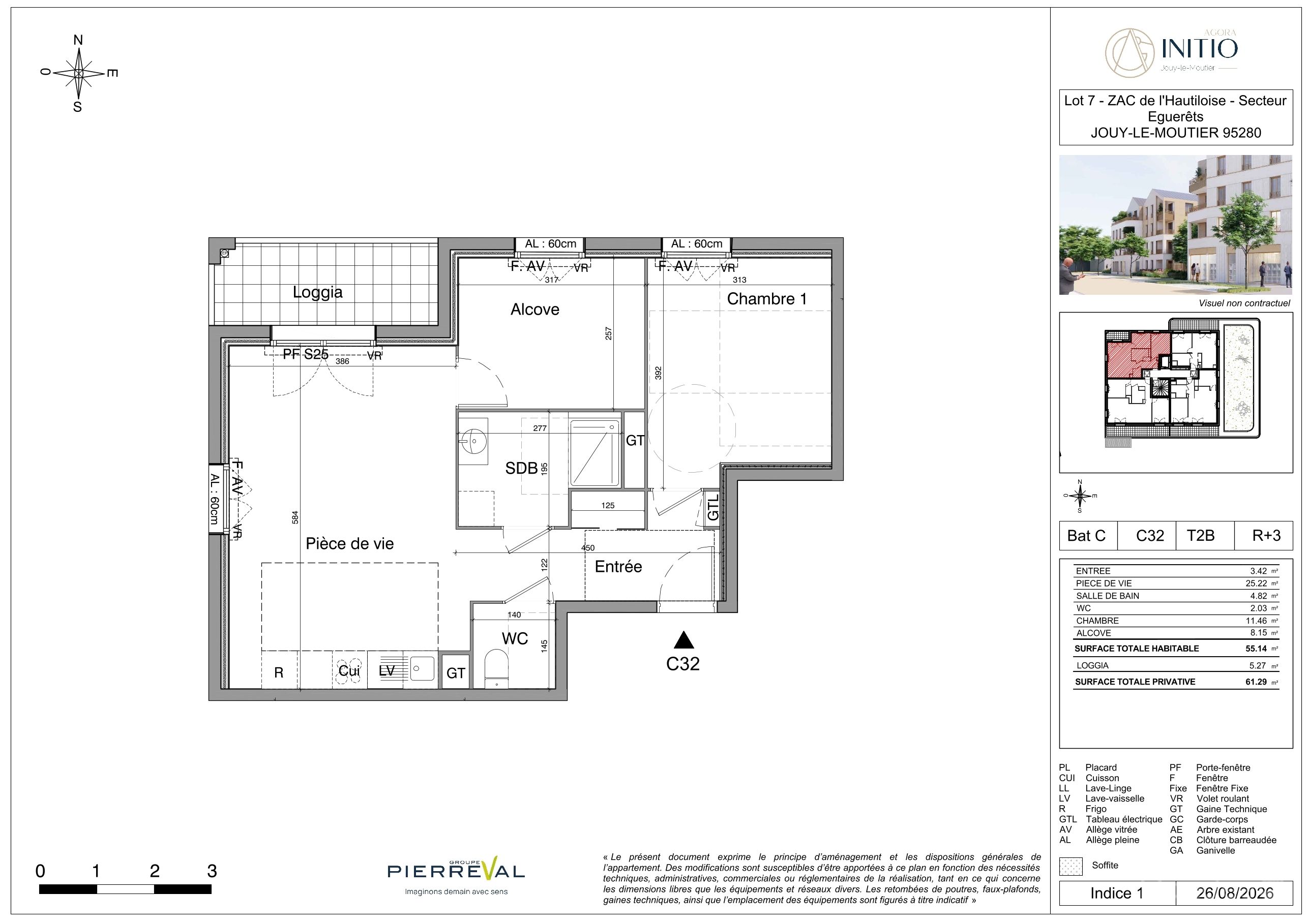 Plantegning for bolig C32