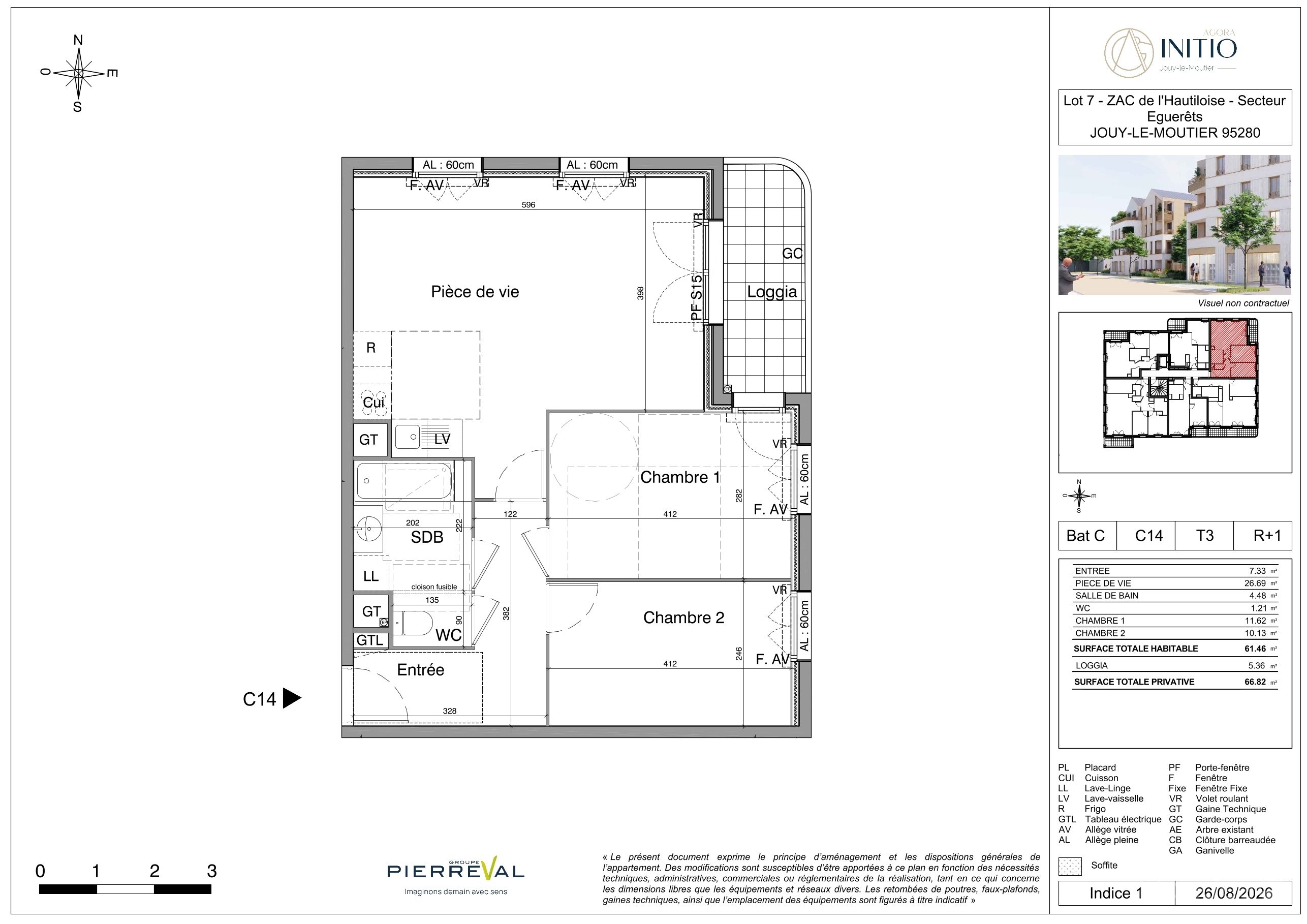 Plantegning for bolig C14