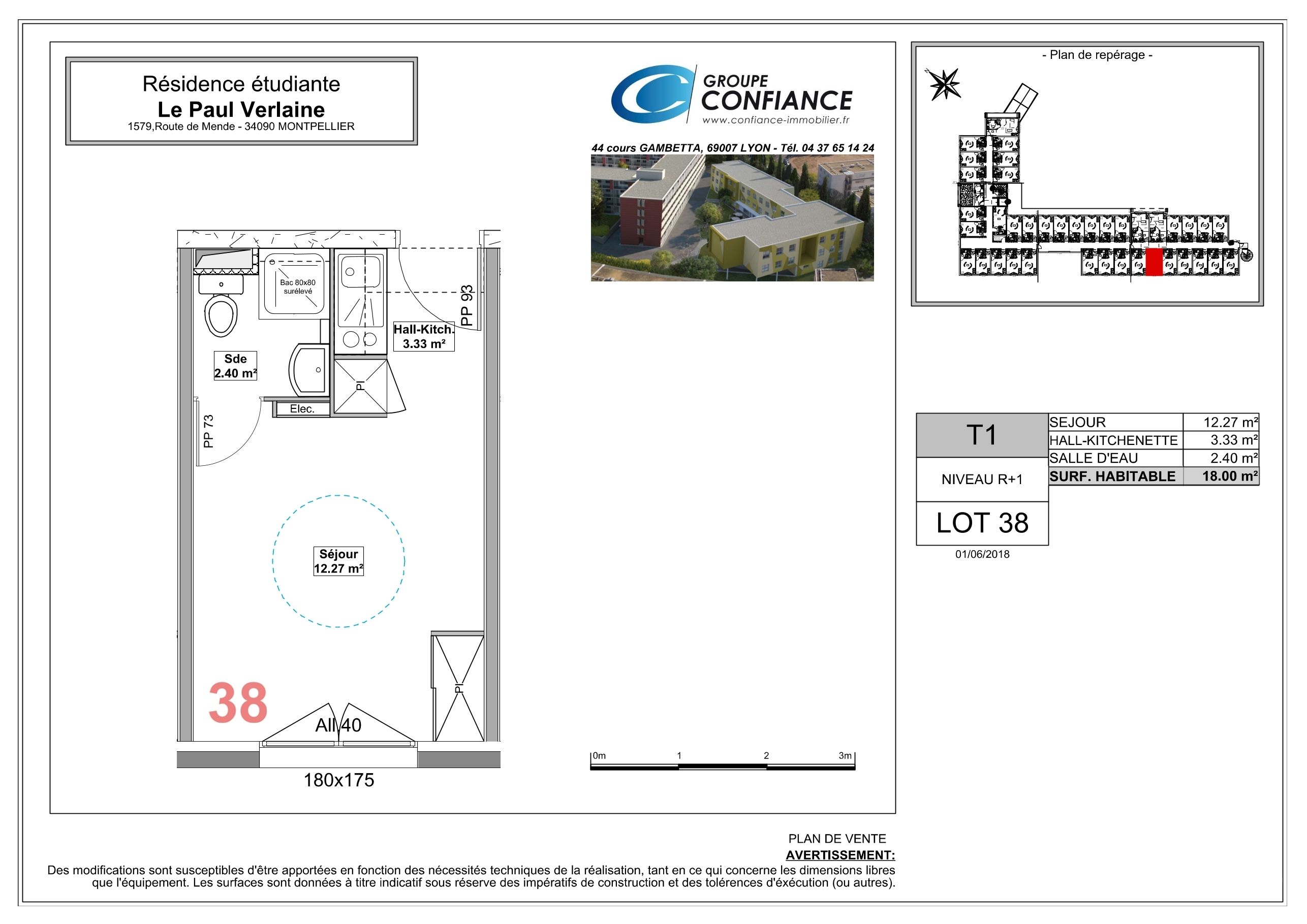 Plan du lot 38