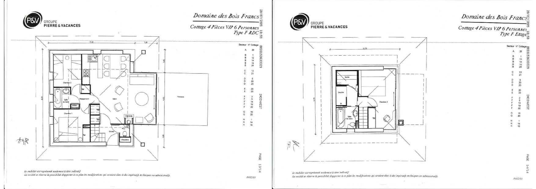 Plan du lot 804