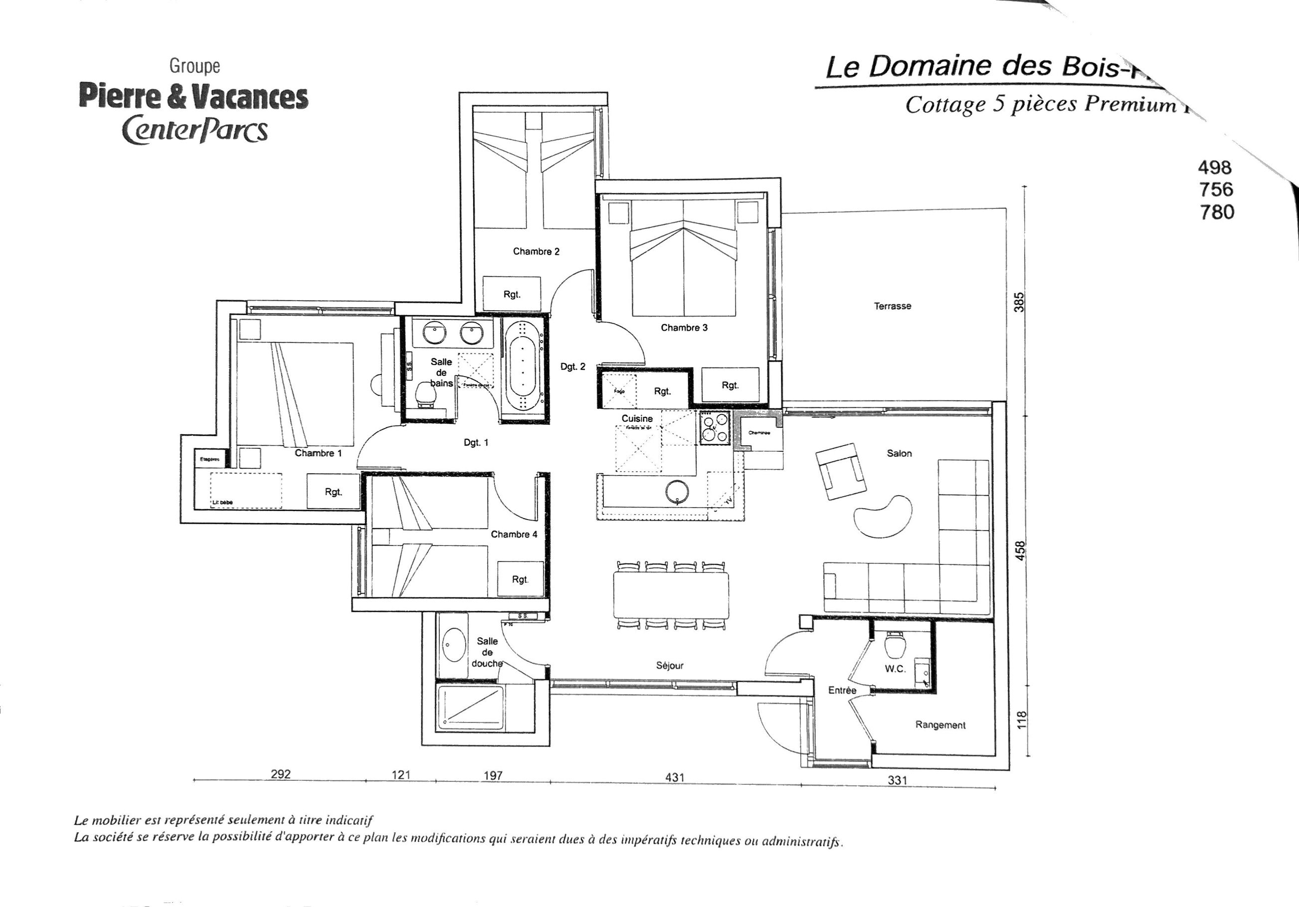 Plan du lot 498