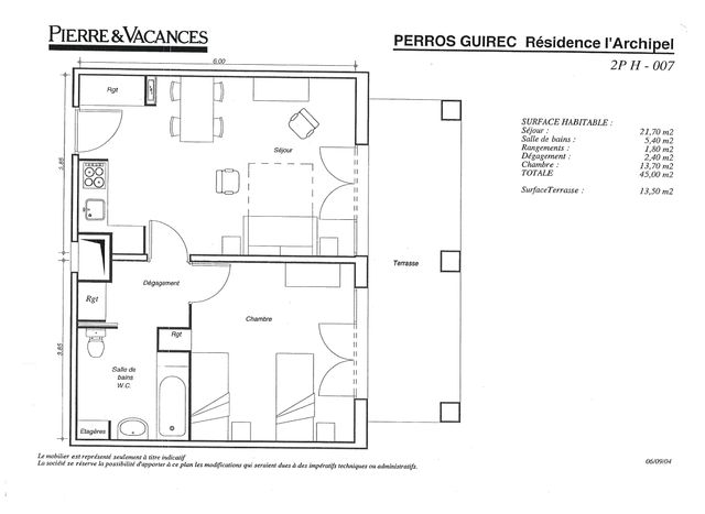 Plan du lot 007