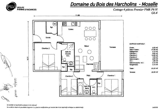 Grundriss der Einheit 577