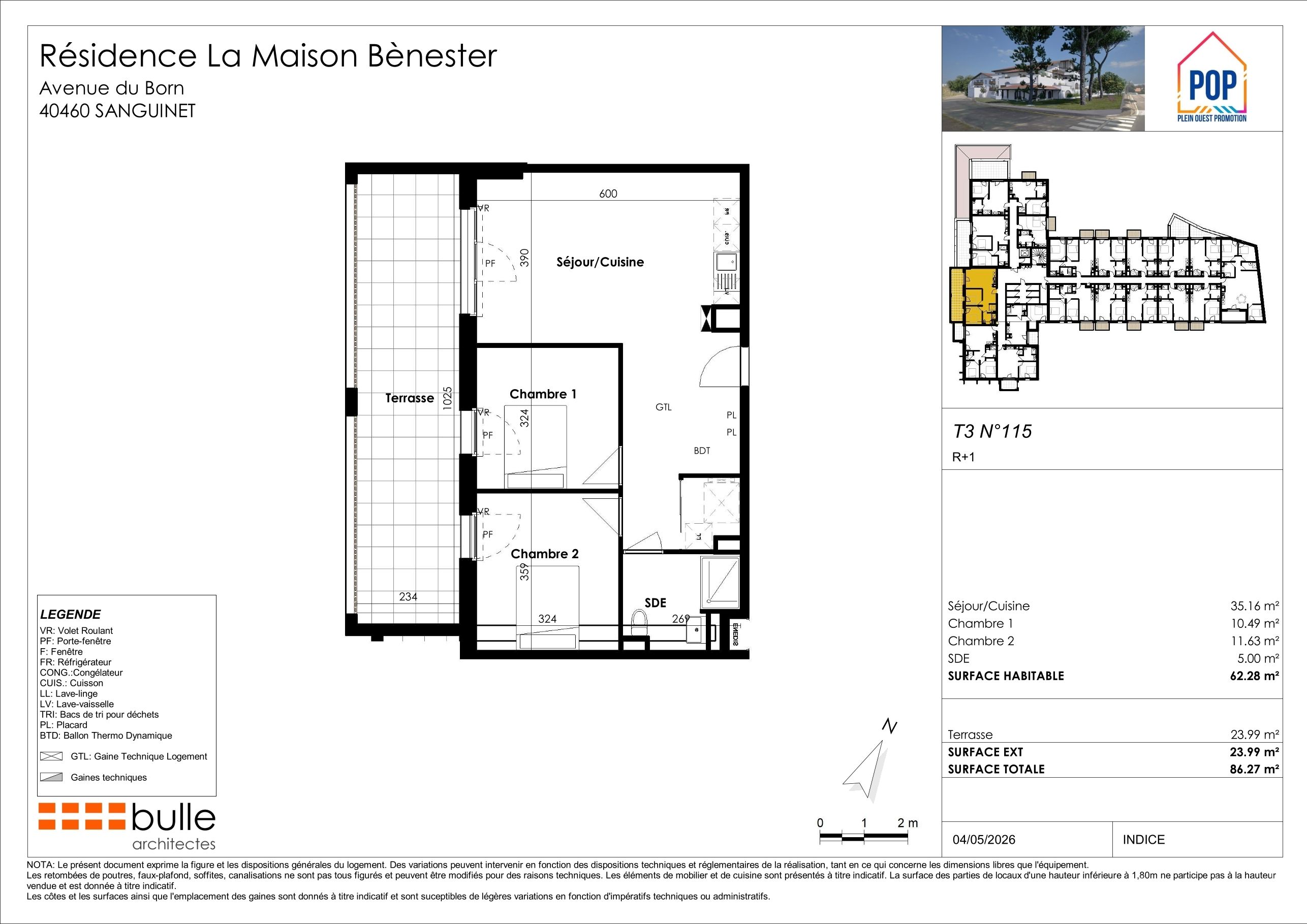Plan du logement