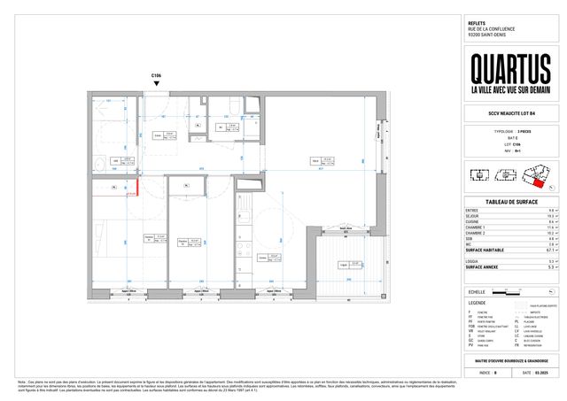 Plan lokalu C106