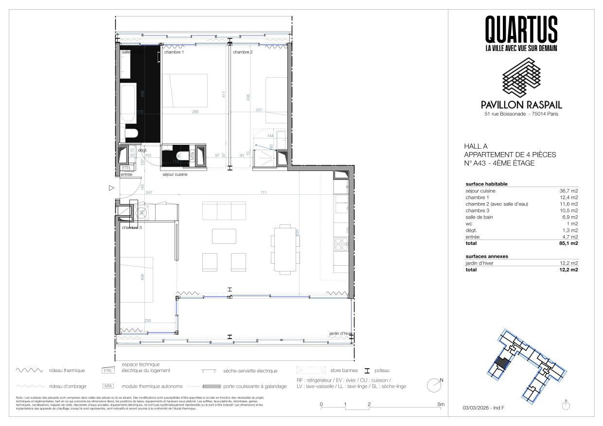 Pavillon Raspail - T5