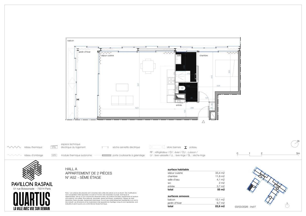 Pavillon Raspail - T3