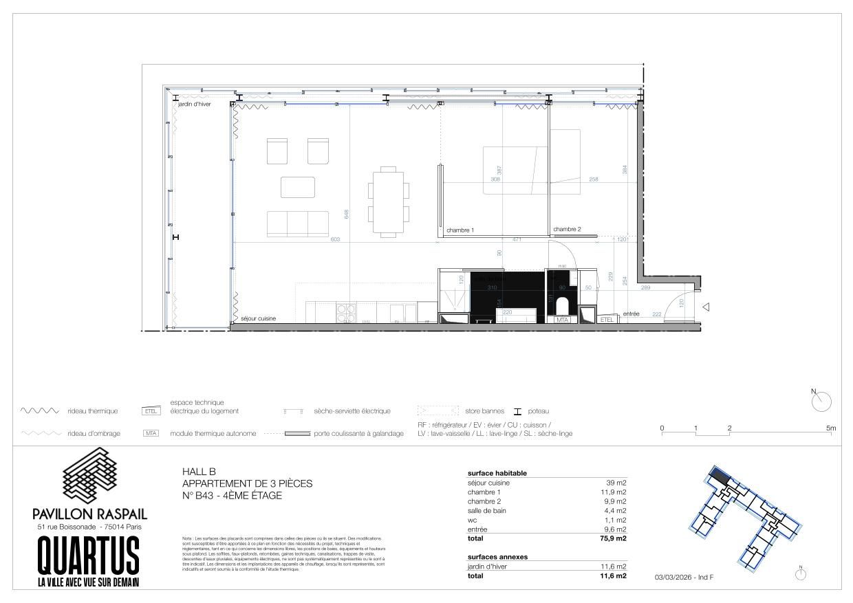 Pavillon Raspail - T4