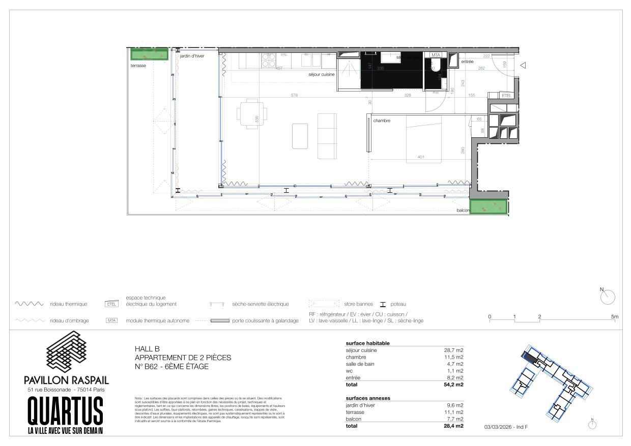 Pavillon Raspail - T3