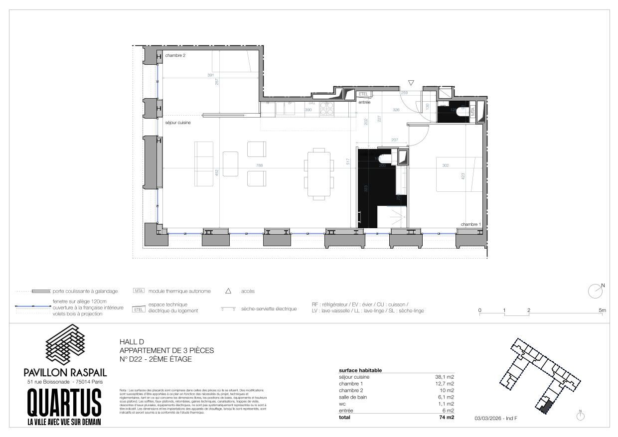 Pavillon Raspail - T4