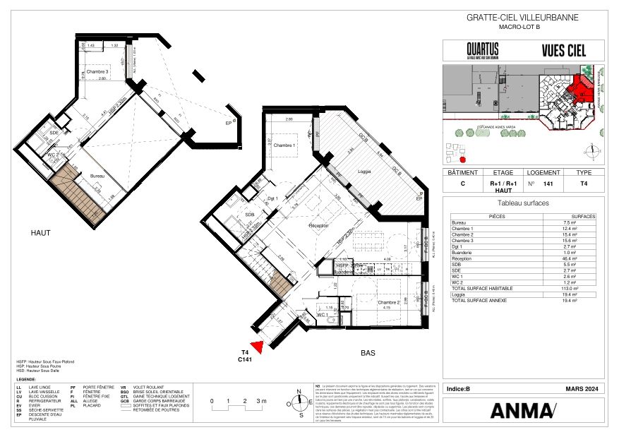 Plan du logement